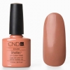 Shellac CND, цвет Cocoa (цвет кофе с молоком, теплый оттенок, без блесток и перламутра, плотный)